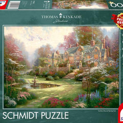 Schmidt Kinkade Gardens beyond Spring Gate Jigsaw Puzzle (2000 Pieces)