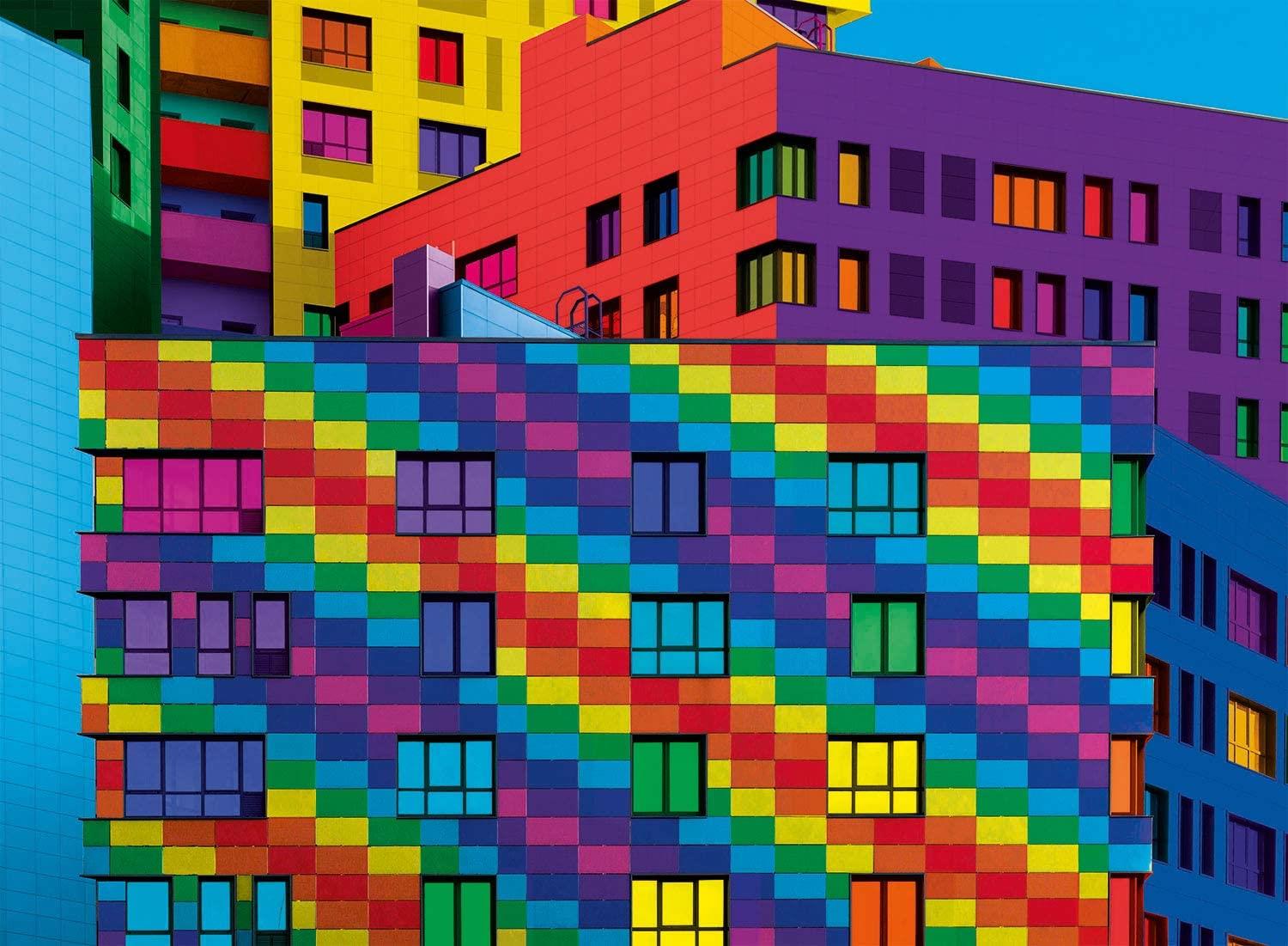 Clementoni Colour Boom Squares Jigsaw Puzzle (500 Pieces)