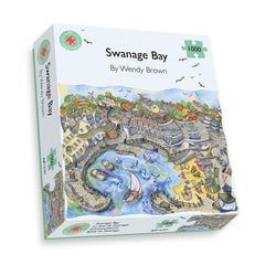 Swanage Bay - Wendy Brown Jigsaw Puzzle (1000 Pieces)