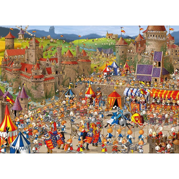 Heye Triangular Bunny Battles, Ruyer Jigsaw Puzzle(1000 Pieces)