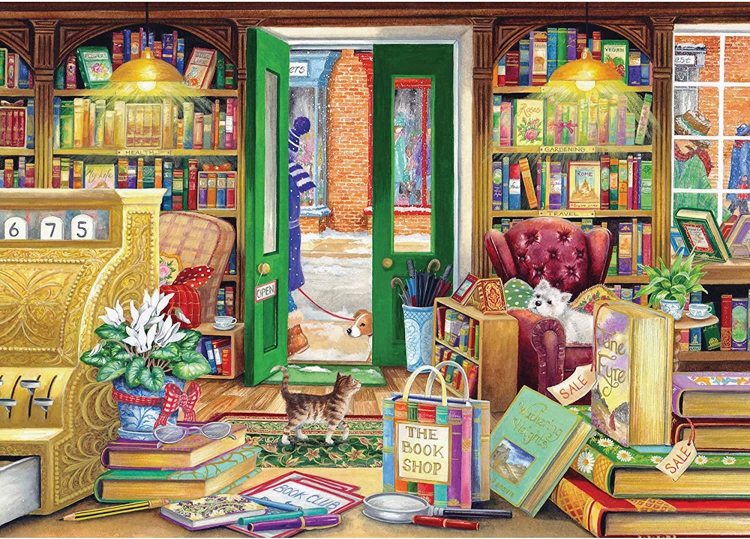 Otter House The Book Shop Jigsaw Puzzle (1000 Pieces)