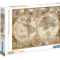 Clementoni  Old Map High Quality Jigsaw Puzzle (3000 Pieces)