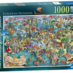 Ravensburger European Wonders Jigsaw Puzzle (1000 Pieces)