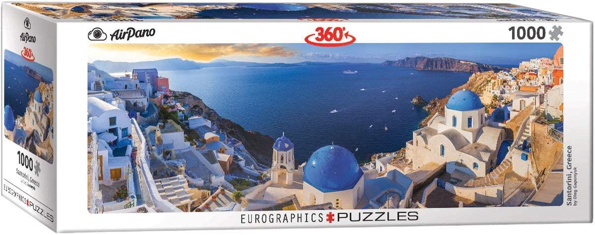 Eurographics Santorini Greece Panorama Jigsaw Puzzle (1000 Pieces)