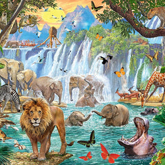 Ravensburger Waterfall Safari Jigsaw Puzzle (1500 Pieces)