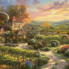 Schmidt Kinkade In the Vineyards Jigsaw Puzzle (2000 Pieces)