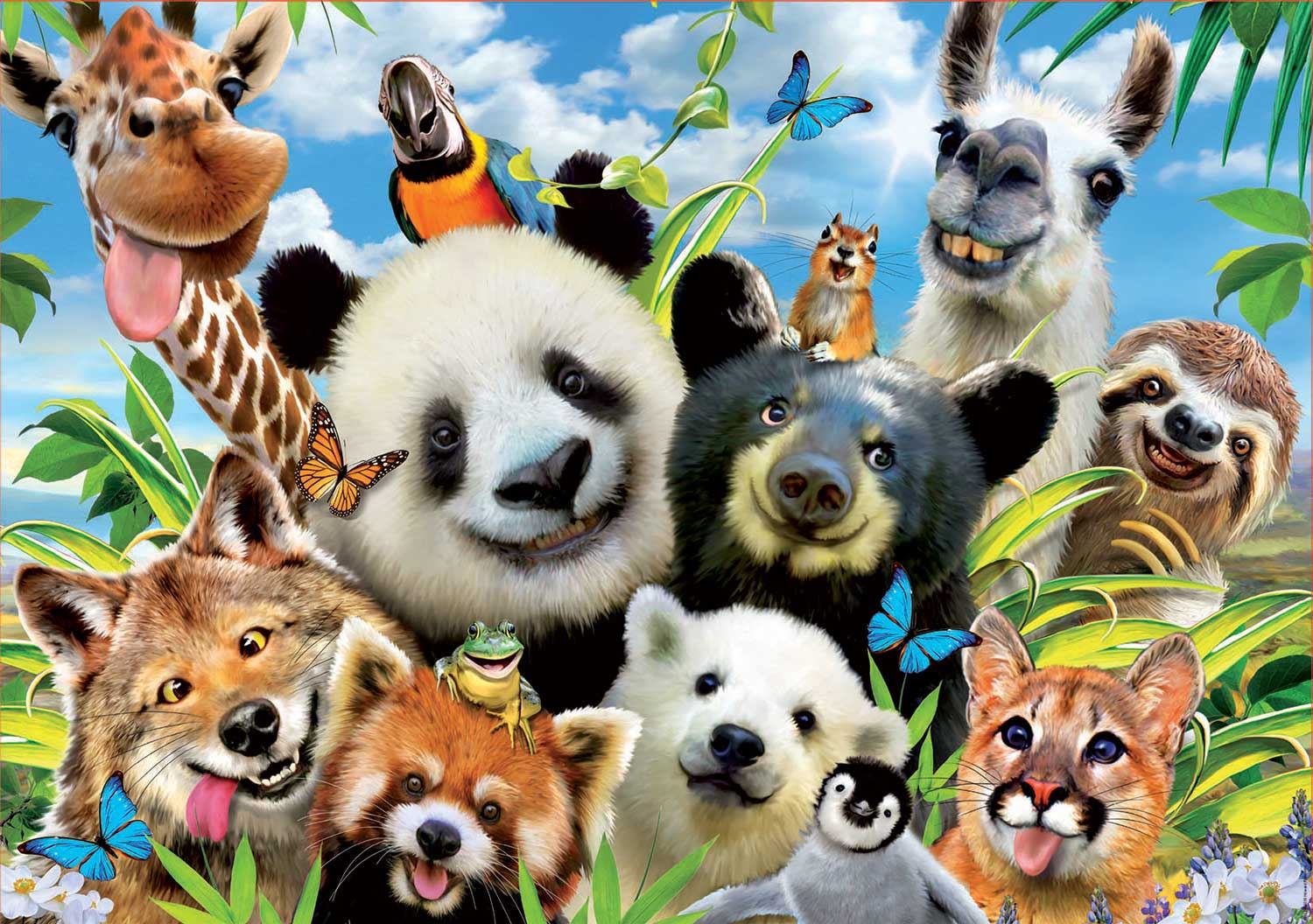 Educa Llama Drama Selfie Jigsaw Puzzle (1000 Pieces)