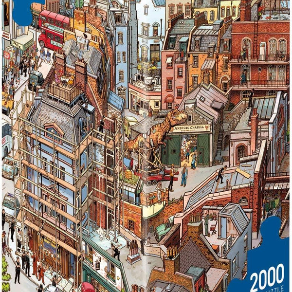 Heye Triangular Sherlock & Co Gobel / Knorr Jigsaw Puzzle (2000 Pieces)