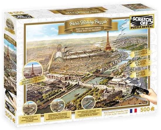Paris History Scratch Off  Jigsaw Puzzle (500 Pieces)