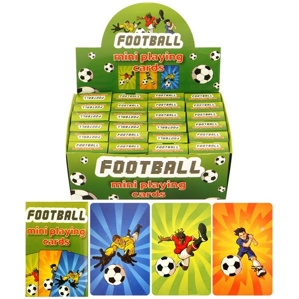24 Packs of Football Mini Playing Cards
