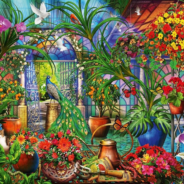 Bluebird Tropical Green House Jigsaw Puzzle (1000 Pieces)