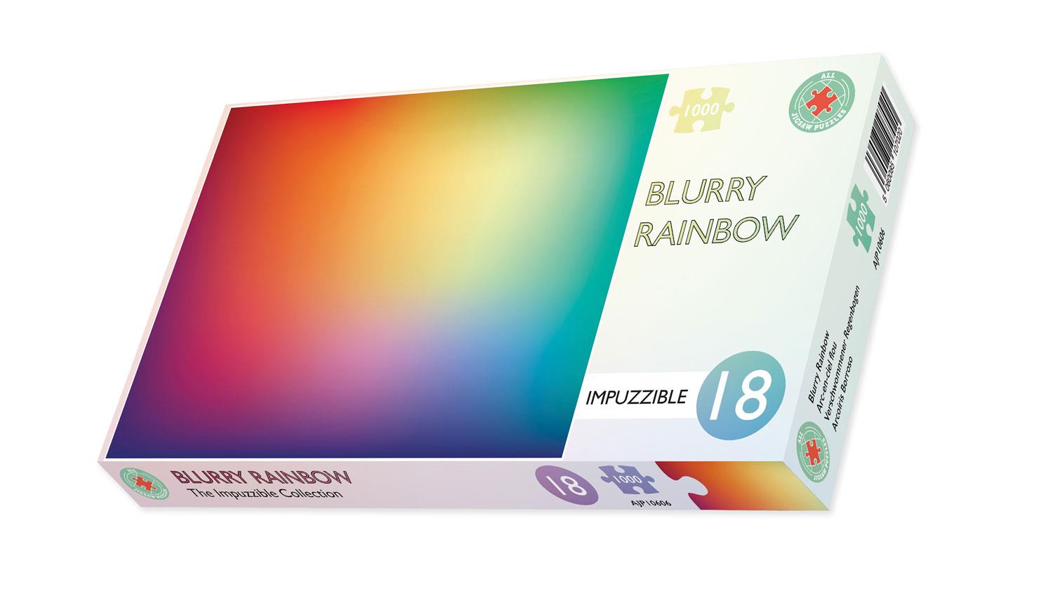 Blurry Rainbow  - Impuzzible No.18 - Jigsaw Puzzle (1000 Pieces)