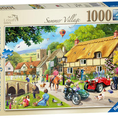 Ravensburger Leisure Days No 1 Summer Village Jigsaw Puzzle (1000 Pieces)
