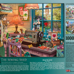 Ravensburger My Haven No 4, The Sewing Shed Jigsaw Puzzle (1000 Pieces)