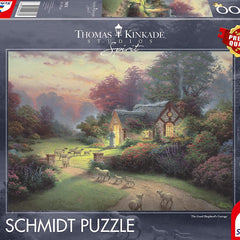 Schmidt Thomas Kinkade: Spirit The Good Shepherd's Cottage Jigsaw Puzzle (1000 Pieces)