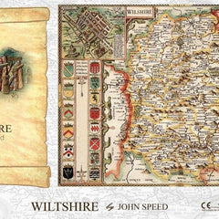 Wiltshire Historical Map - John Speed Jigsaw Puzzle (1000 Pieces)