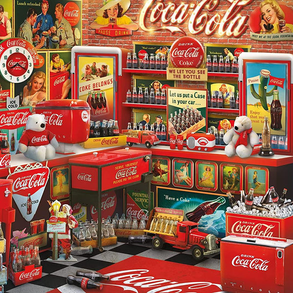 Schmidt  Coca Cola Nostalgic Store Visit Jigsaw Puzzle (1000 Pieces)