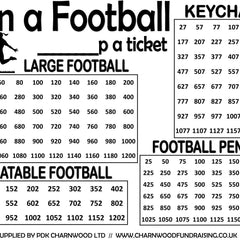 Football Tombola Game - Full Set