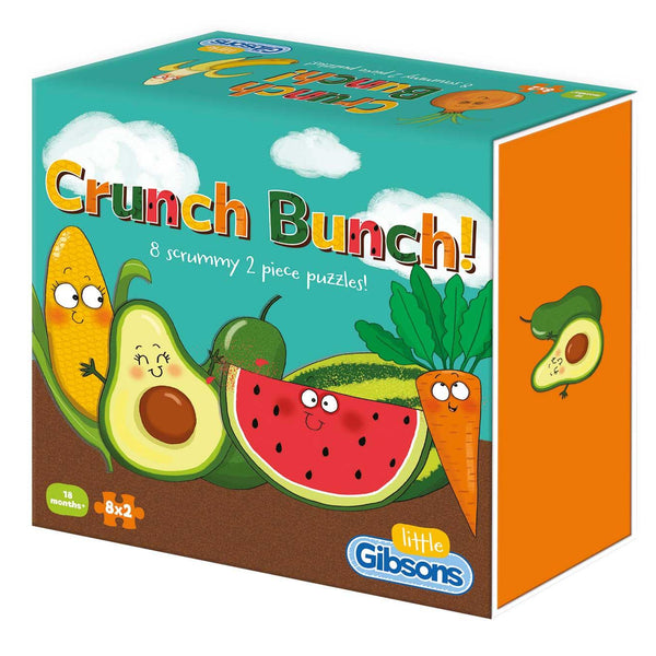 Gibsons Crunch Bunch Jigsaw Puzzles (8 x 2 Pieces)
