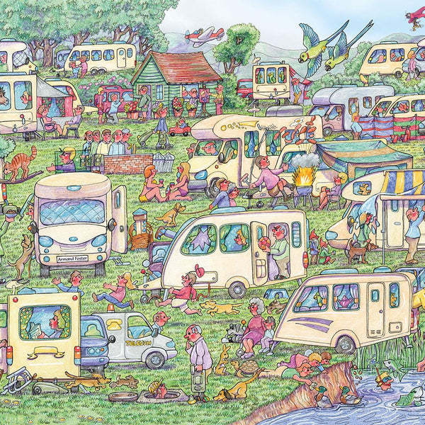 Caravan Commotion - Armand Foster Jigsaw Puzzle (1000 Pieces)