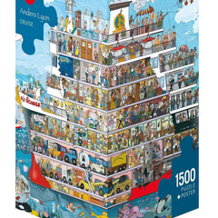 Heye Triangular Cruise, Lyon Jigsaw Puzzle(1500 Pieces)