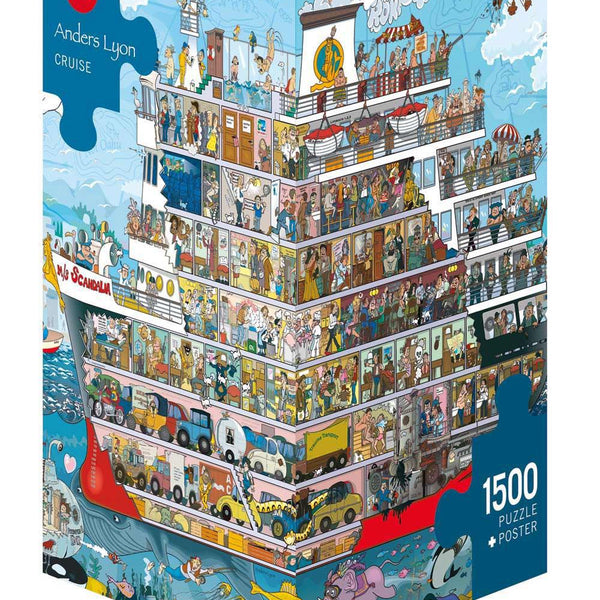 Heye Triangular Cruise, Lyon Jigsaw Puzzle(1500 Pieces)