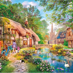 Gibsons Cottageway Lane Jigsaw Puzzle (250 XL Extra Large Pieces)