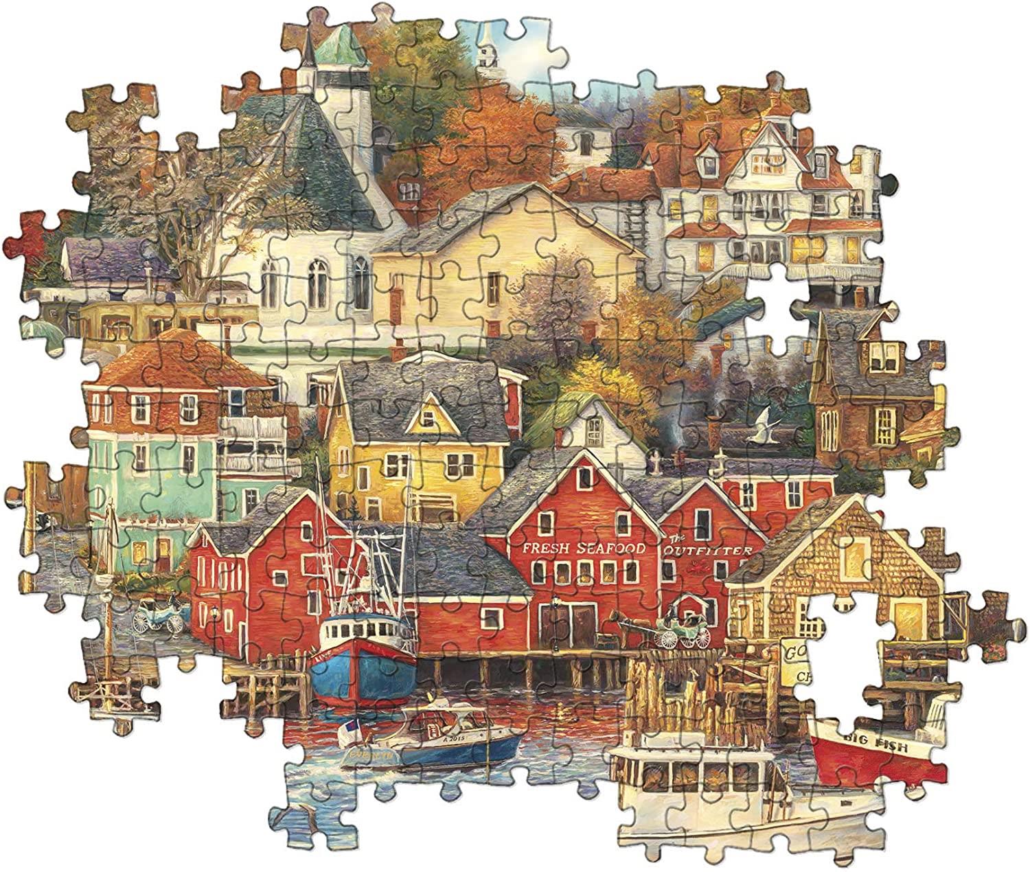 Clementoni  Good Time Harbor High Quality Jigsaw Puzzle (1500 Pieces)