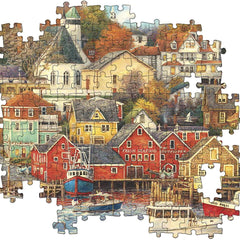 Clementoni  Good Time Harbor High Quality Jigsaw Puzzle (1500 Pieces)