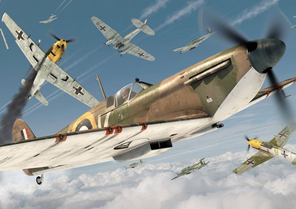 Supermarine Spitfire MK.la Jigsaw Puzzle (1000 Pieces)