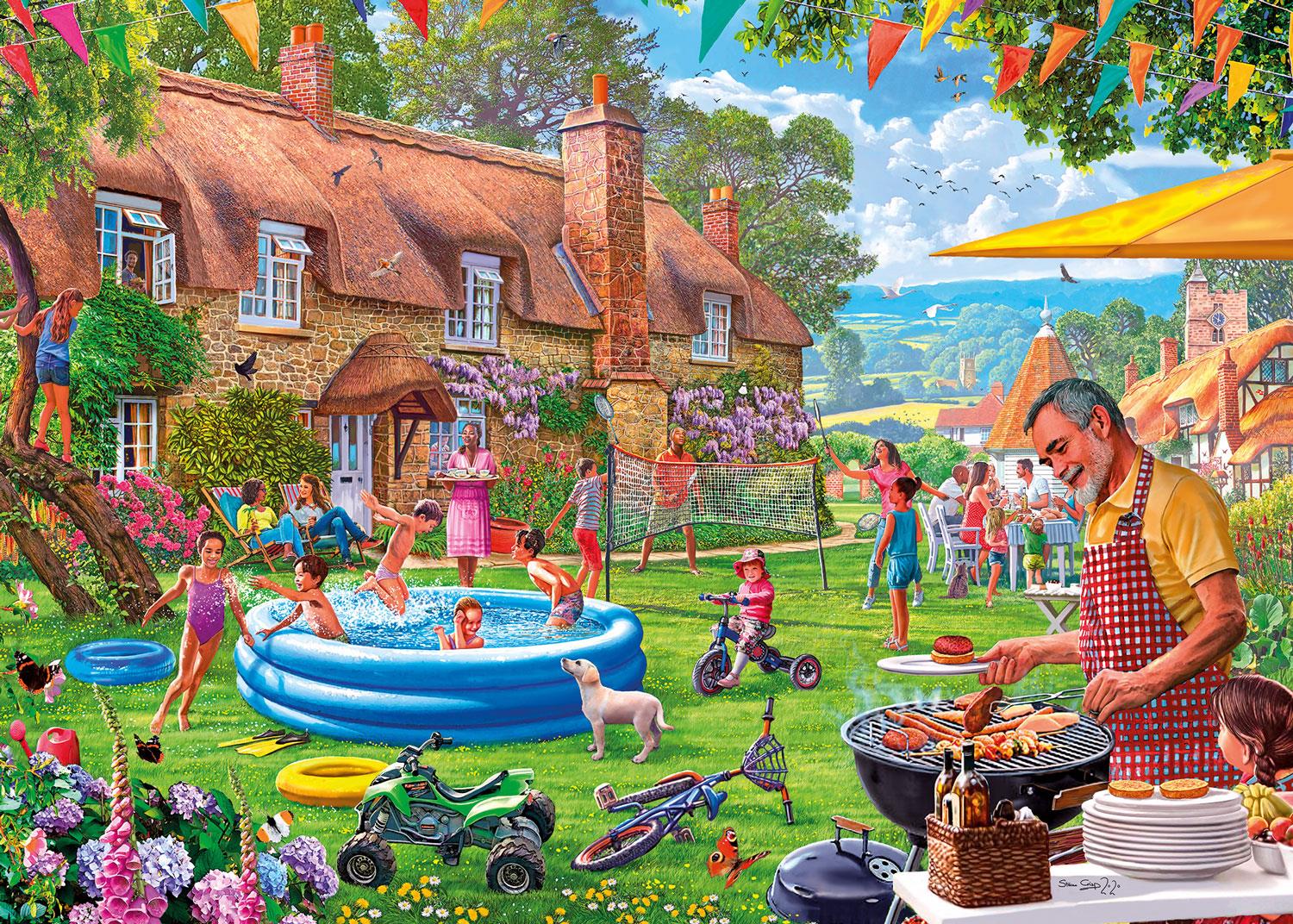 Gibsons Summer Days Jigsaw Puzzle (1000 Pieces)