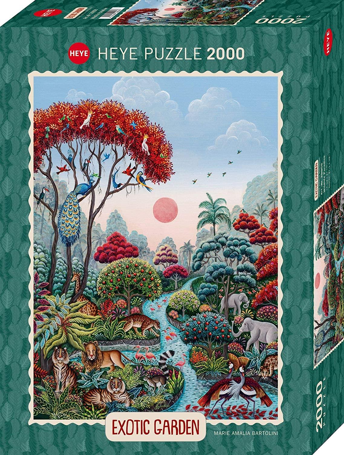 Heye Exotic Garden Wildlife Paradise Jigsaw Puzzle (2000 Pieces)