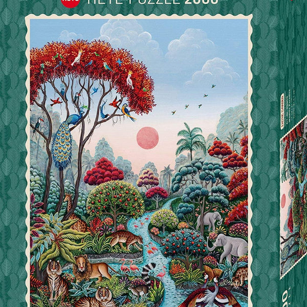 Heye Exotic Garden Wildlife Paradise Jigsaw Puzzle (2000 Pieces)