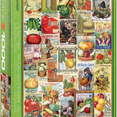 Eurographics Vegetables Seed Catalogue Jigsaw Puzzle (1000 Pieces)