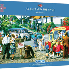 Gibsons Ice Cream by the River Jigsaw Puzzle (636 Pieces)