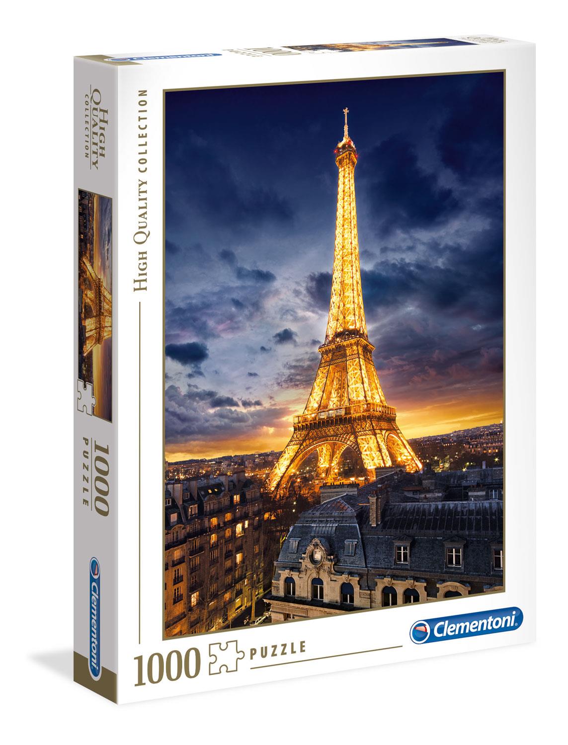 Clementoni Eiffel Tower High Quality Jigsaw Puzzle (1000 Pieces)