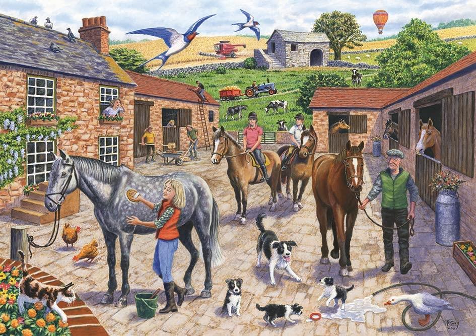Otter House Stable Yard Jigsaw Puzzle (1000 Pieces)