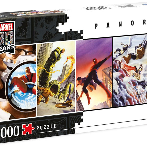 Clementoni Marvel 80 Years Panorama Jigsaw Puzzle (1000 Pieces)