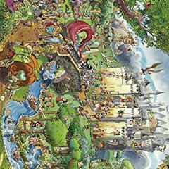 Heye Triangular Fairy Tales, Prades Jigsaw Puzzle(1500 Pieces)