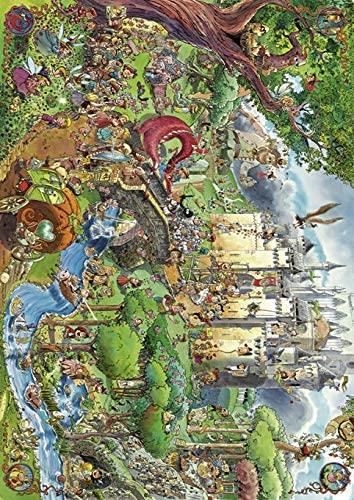 Heye Triangular Fairy Tales, Prades Jigsaw Puzzle(1500 Pieces)