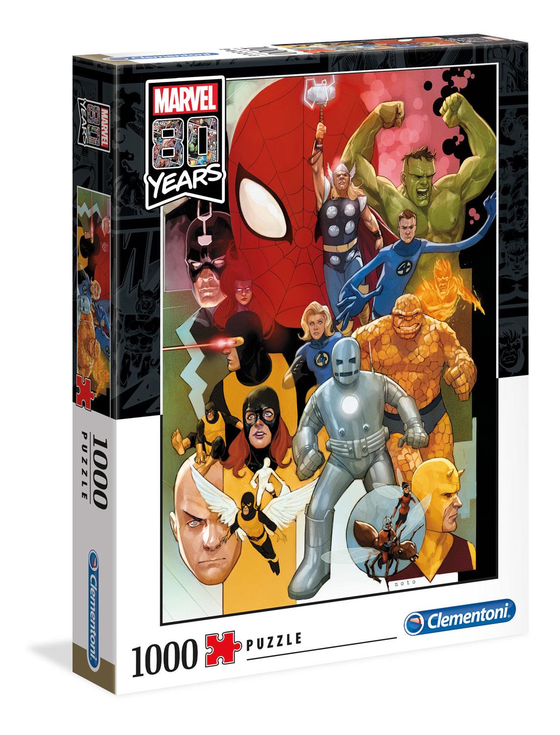 Clementoni Marvel 80 Years Jigsaw Puzzle (1000 Pieces)