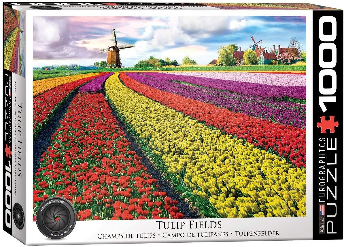 Eurographics Tulip Fields Netherlands Jigsaw Puzzle (1000 Pieces)