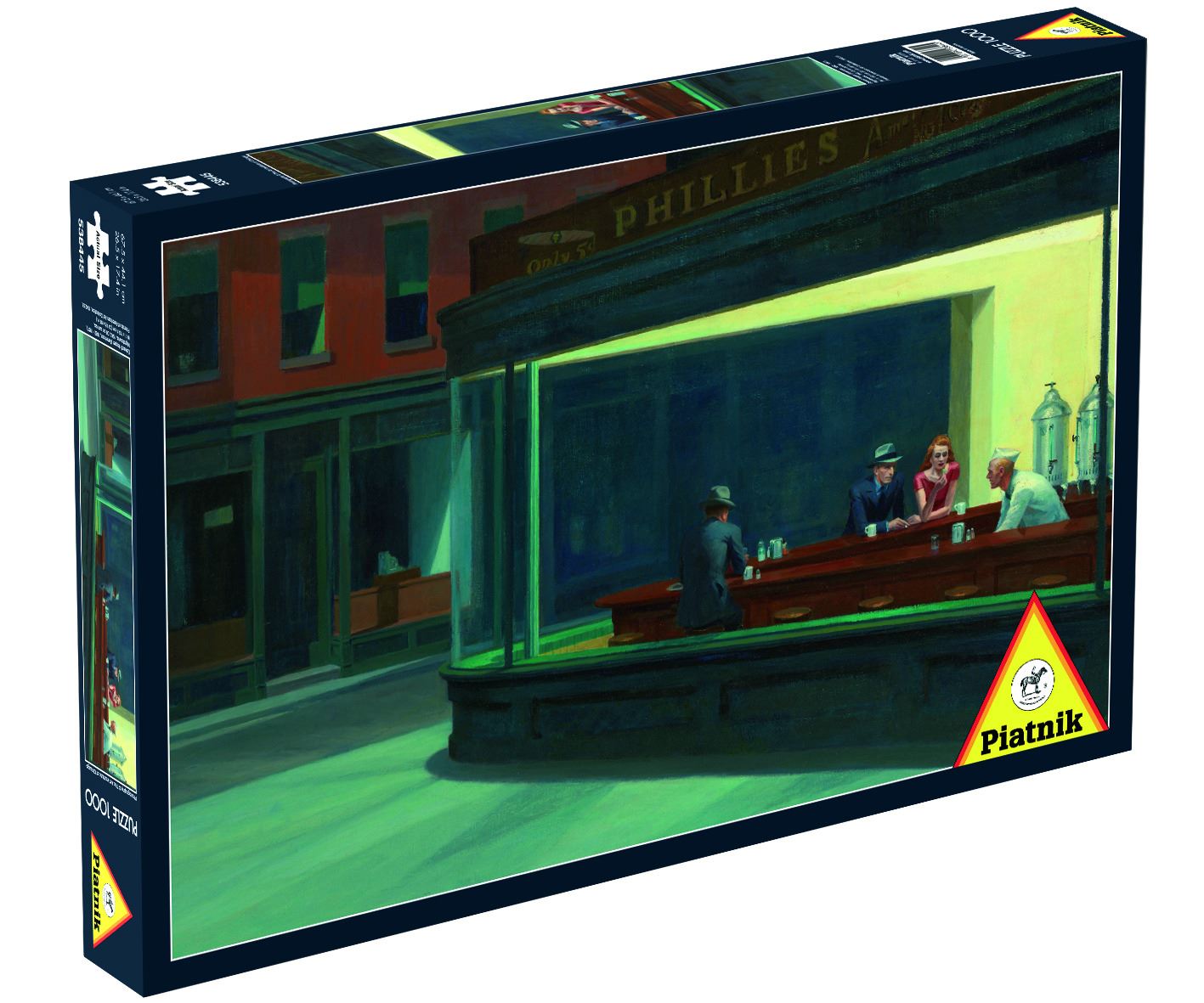 Piatnik Edward Hopper - Nighthawks Jigsaw Puzzle (1000