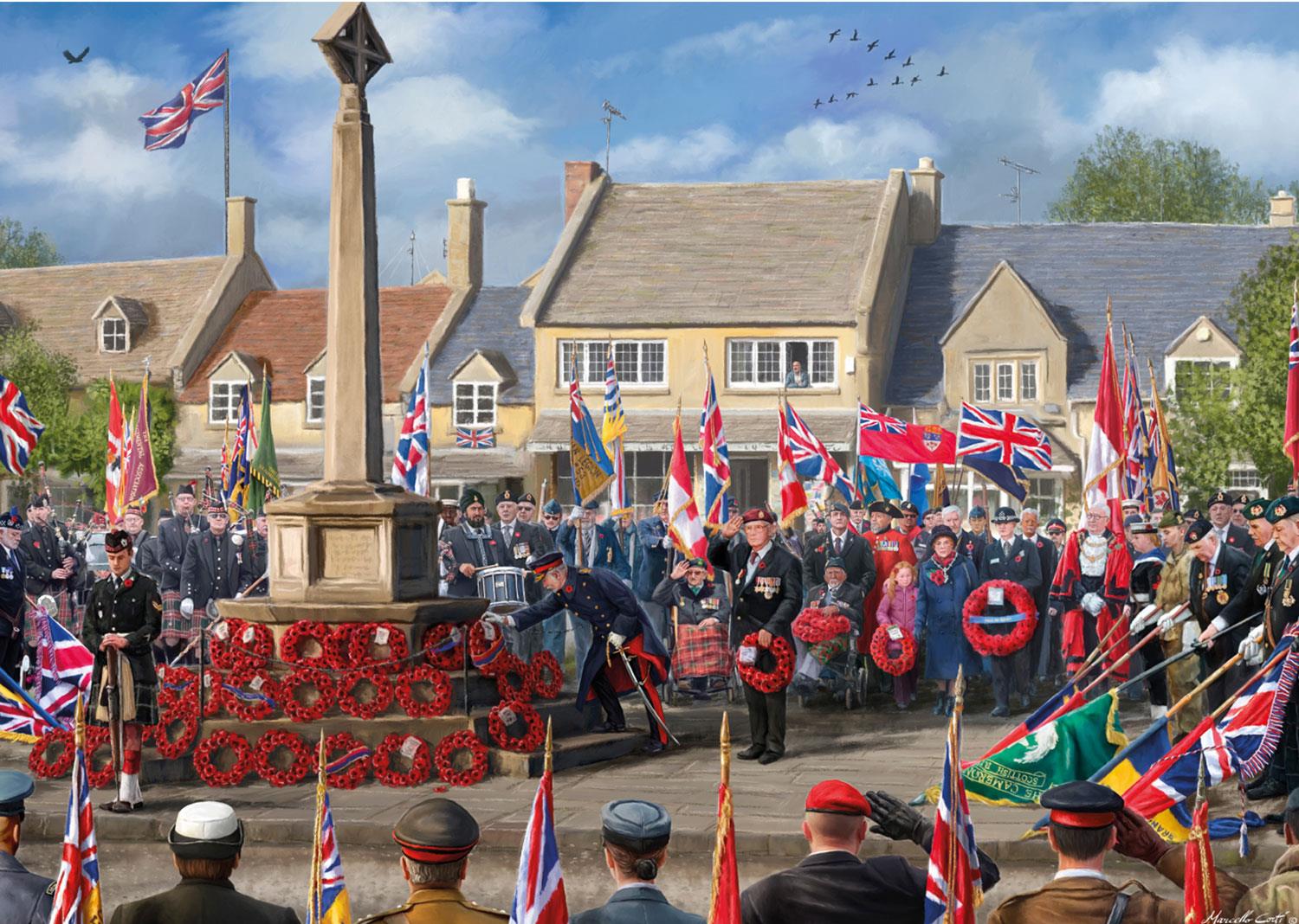 Falcon Deluxe Remembrance Sunday Jigsaw Puzzle (1000 Pieces)