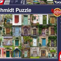 Schmidt Collage of Doors Jigsaw Puzzle (1500 Pieces)