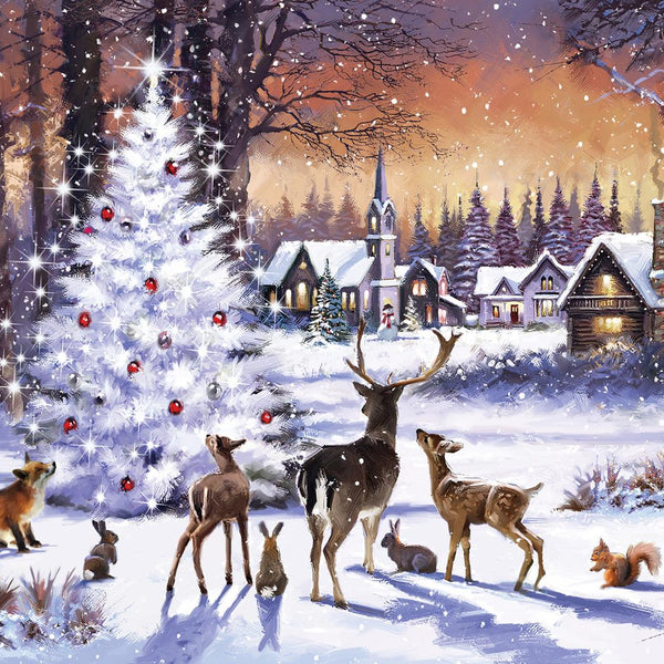 Otter House Christmas Gathering Jigsaw Puzzle (1000 Pieces)