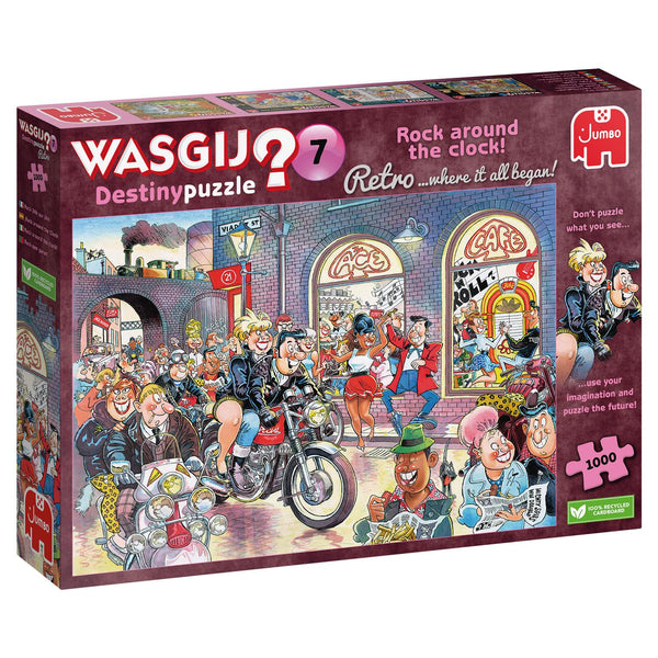 Wasgij Retro Destiny 7 Rock Around the Clock! Jigsaw Puzzle (1000 Pieces)
