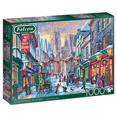 Falcon Deluxe Christmas in York Jigsaw Puzzle (1000 Pieces)