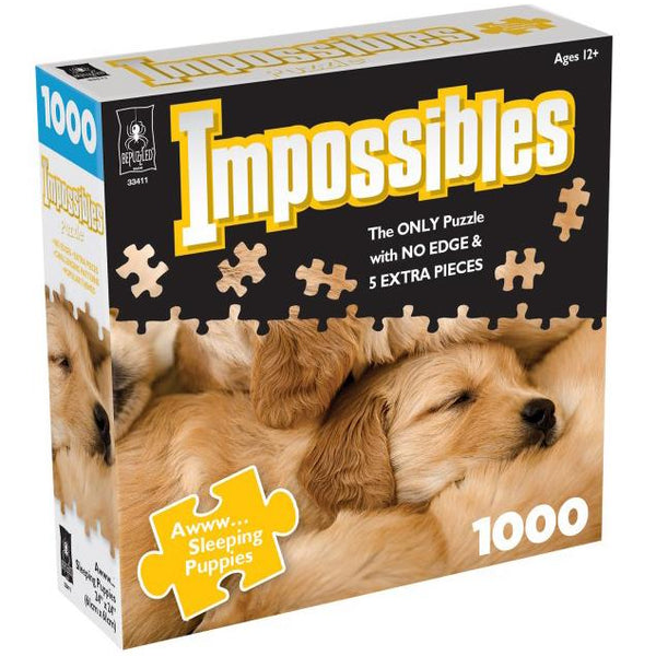 Impossibles Sleeping Puppies Jigsaw Puzzle (1000 Pieces)