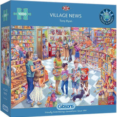 Gibsons Village News Jigsaw Puzzle (1000 Pieces)
